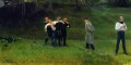 el duelo 1897 Ilya Repin